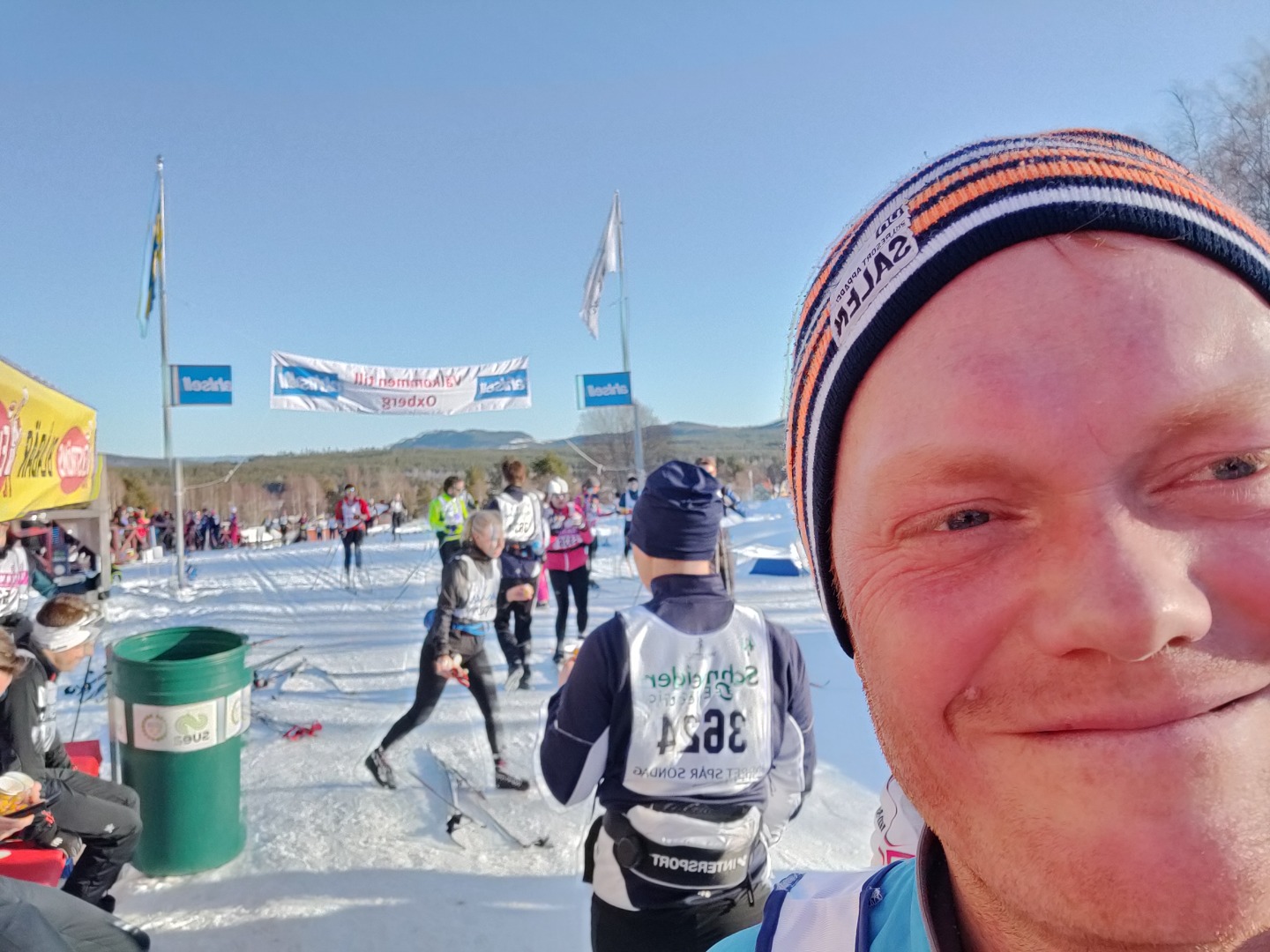 During race